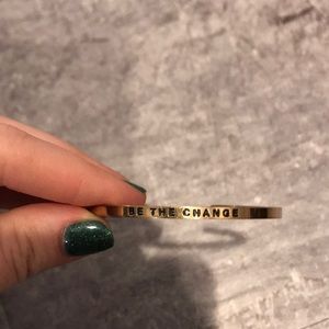 Be The Change MantraBand Rose Gold